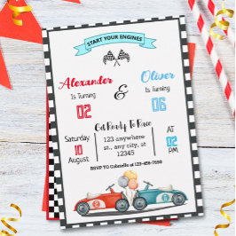 invitaciones para fiestas de cumpleaños conjuntas 