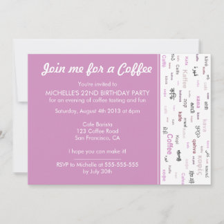 Invitaciones para fiestas de cumpleaños de los ama