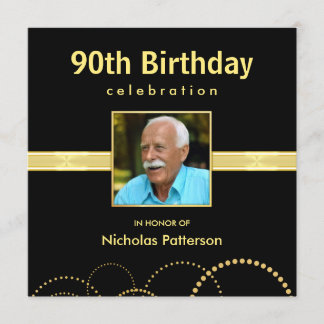 Invitaciones para fiestas de cumpleaños número 90 