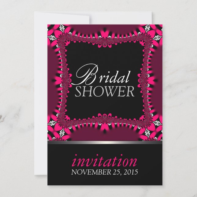 Invitaciones para fiestas de duchas de novias en N (Anverso)
