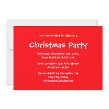 Invitaciones para fiestas de feriado de Navidades 