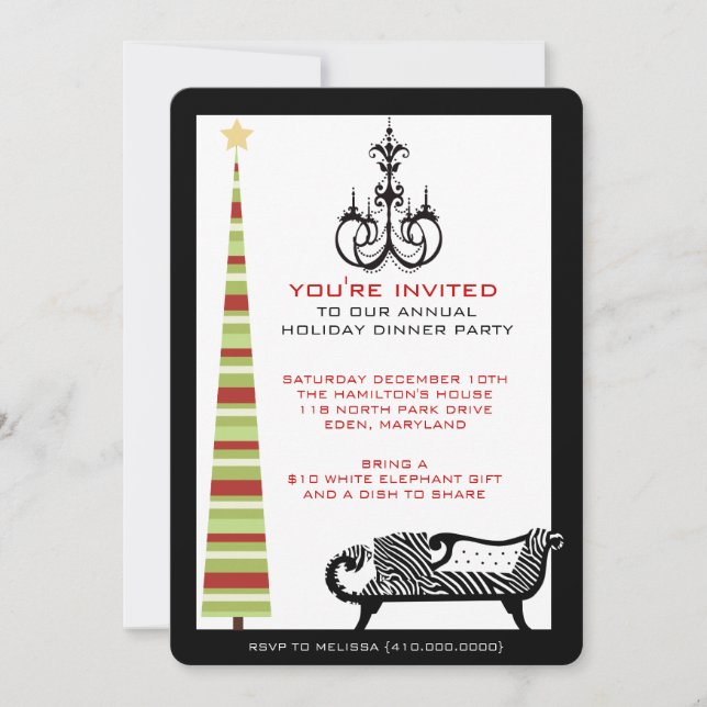 Invitaciones para fiestas de fin de semana (Anverso)