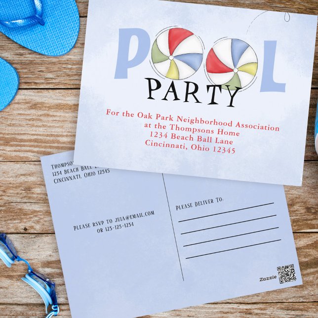 Invitaciones para fiestas de fondo acuático de ver (Subido por el creador)