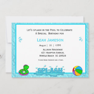 Invitaciones para fiestas de grupos de niños