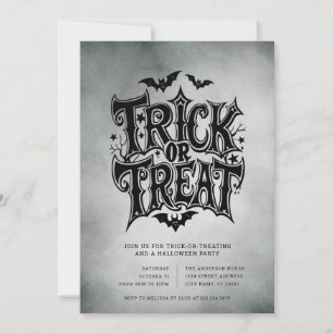 Invitaciones para fiestas de halloween o trucos
