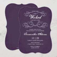 Invitaciones para fiestas de Halloween para adulto