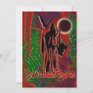 Invitaciones para fiestas de Halloween - plantilla