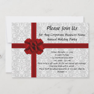 Invitaciones para fiestas de la oficina de feriado