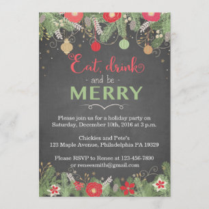 Invitaciones para fiestas de navidades - Coma bebi