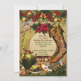 Invitaciones para fiestas de Navidades de vacacion