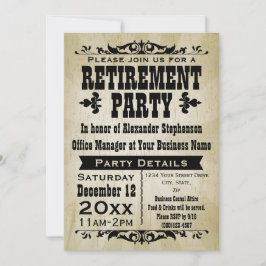 Invitaciones para fiestas de personalizable Vintag