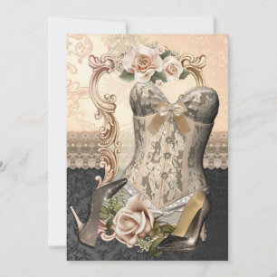 Invitaciones para Fiestas de Ropa Interior Hermosa