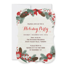 Invitaciones para fiestas de vacaciones