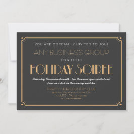 Invitaciones para fiestas de vacaciones de estilo 