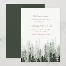 Invitaciones para fiestas de vacaciones en Pine Fo