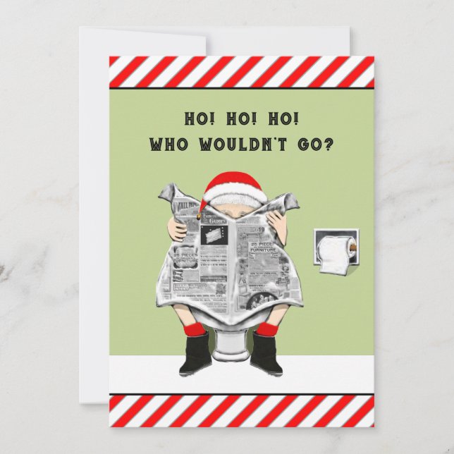 Invitaciones para fiestas de vacaciones para adult (Anverso)