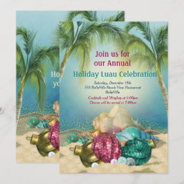 Invitaciones para fiestas en la playa de Luau