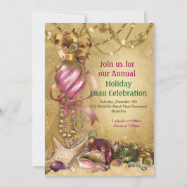 Invitaciones para fiestas en la playa de Luau