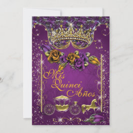 Invitaciones para fiestas Royal Quinceañera y Swee