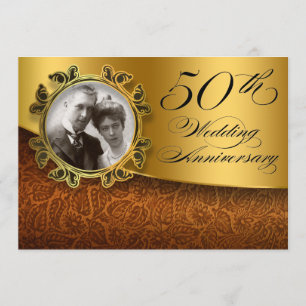 invitaciones para fotos del 50 aniversario de boda
