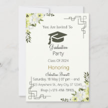 invitaciones para graduación