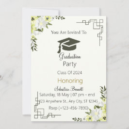 invitaciones para graduación