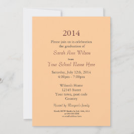 invitaciones para graduación de flores daffodil de