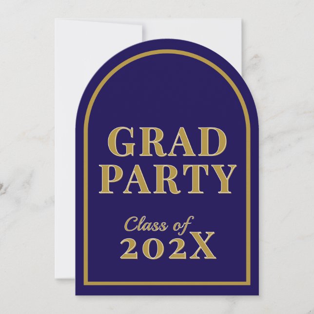 Invitaciones para graduación de grupos para gradua (Anverso)