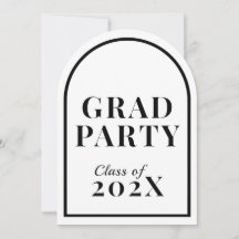 Invitaciones para graduación de grupos para gradua