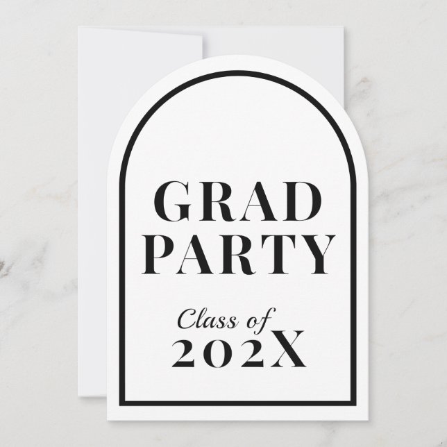 Invitaciones para graduación de grupos para gradua (Anverso)