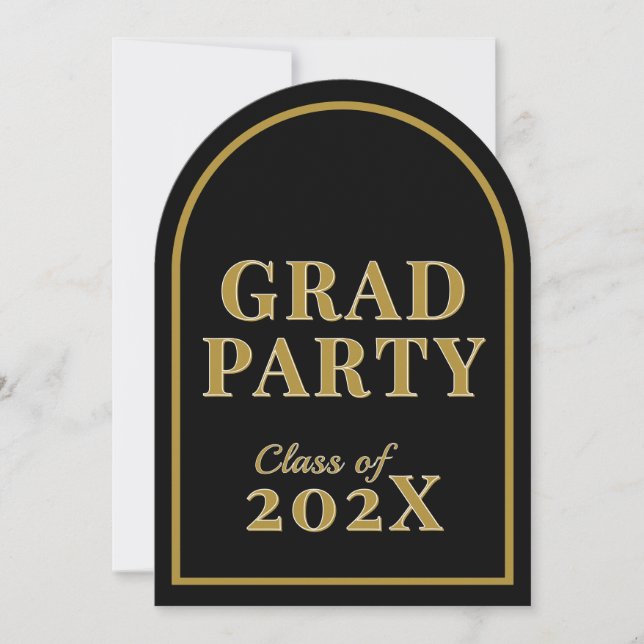 Invitaciones para graduación de grupos para gradua (Anverso)