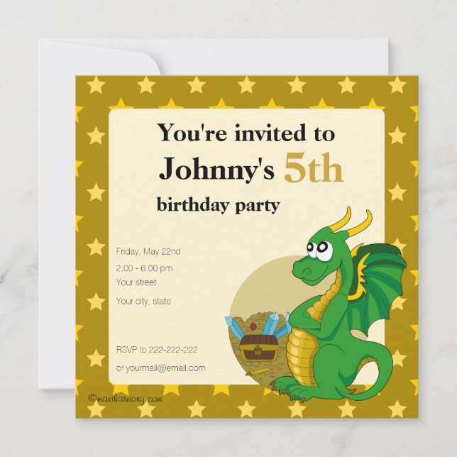 Invitaciones para imprimir de cumpleaños del perso (Anverso)