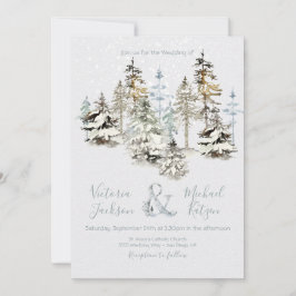 Invitaciones para la boda perfecta de los bosques 