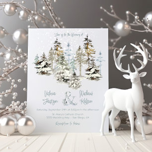 Invitaciones para la boda perfecta de los bosques
