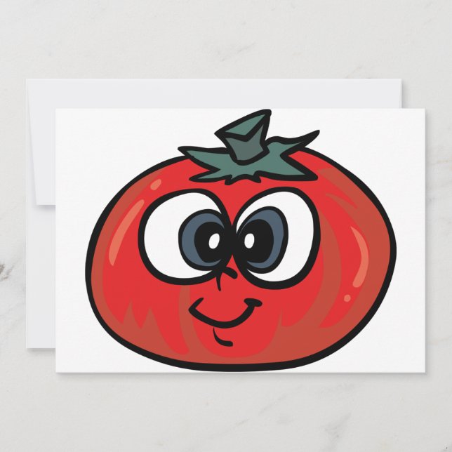 Invitaciones para la cara del tomate (Anverso)