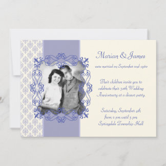 Invitaciones para la fiesta de aniversario de boda