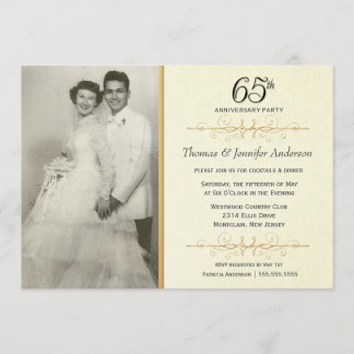 Invitaciones para la fiesta de aniversario de boda
