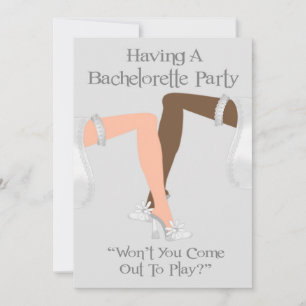 Invitaciones Para La Fiesta De Bachelorette Lesbia