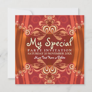 Invitaciones para la Fiesta de Boudoir de las Chic