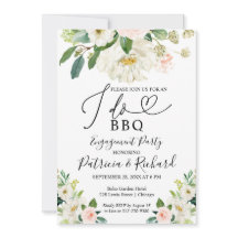 Invitaciones para la fiesta de compromiso 'I Do BB
