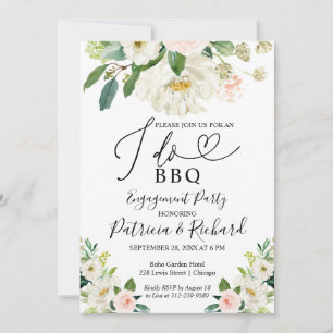 Invitaciones para la fiesta de compromiso 'I Do BB