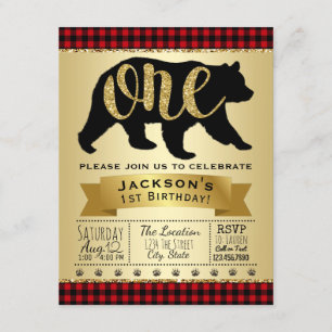 Invitaciones para la fiesta de cumpleaños número 1