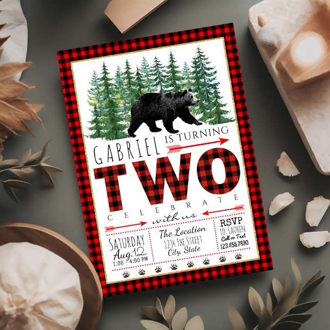 Invitaciones para la fiesta de cumpleaños número 2 (Simply add your event details. Instant download and printed invitations are available.)