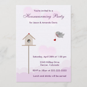 Invitaciones para la fiesta de inauguración de la