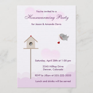 Invitaciones para la fiesta de inauguración de la 