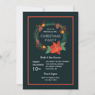 Invitaciones para la Fiesta de Navidad Corporativa