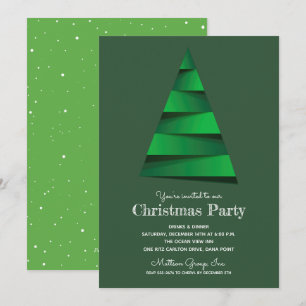 Invitaciones para la Fiesta de Navidad del Árbol d