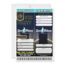 Invitaciones para la Fiesta de Patinaje VIP