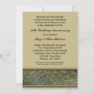 Invitaciones para la fiesta del 50º aniversario de