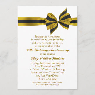 Invitaciones para la fiesta del 50 aniversario de 